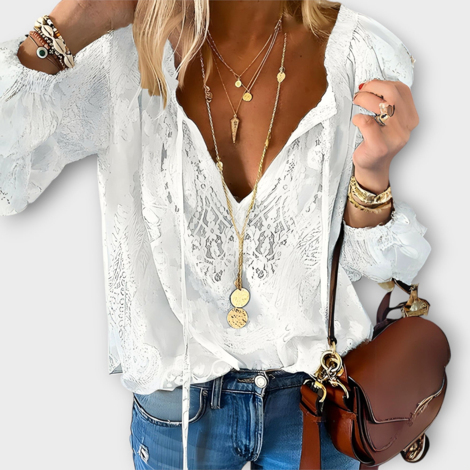 Adelina – Elegant Blouses with Lace