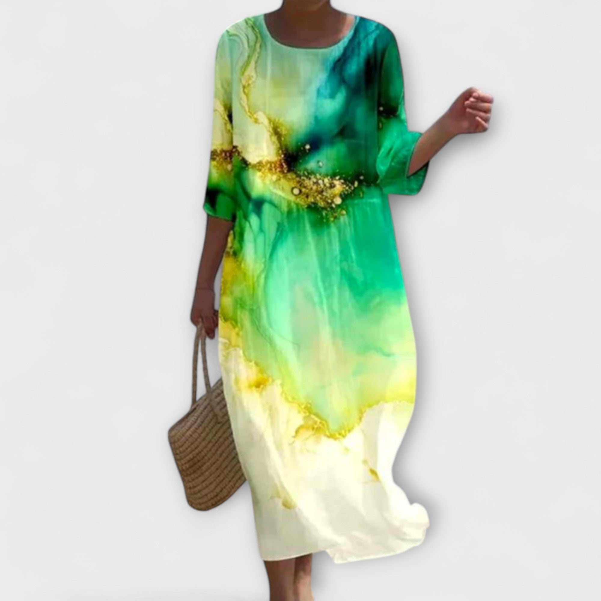 Miranda - Stylish Floral Maxi Dress