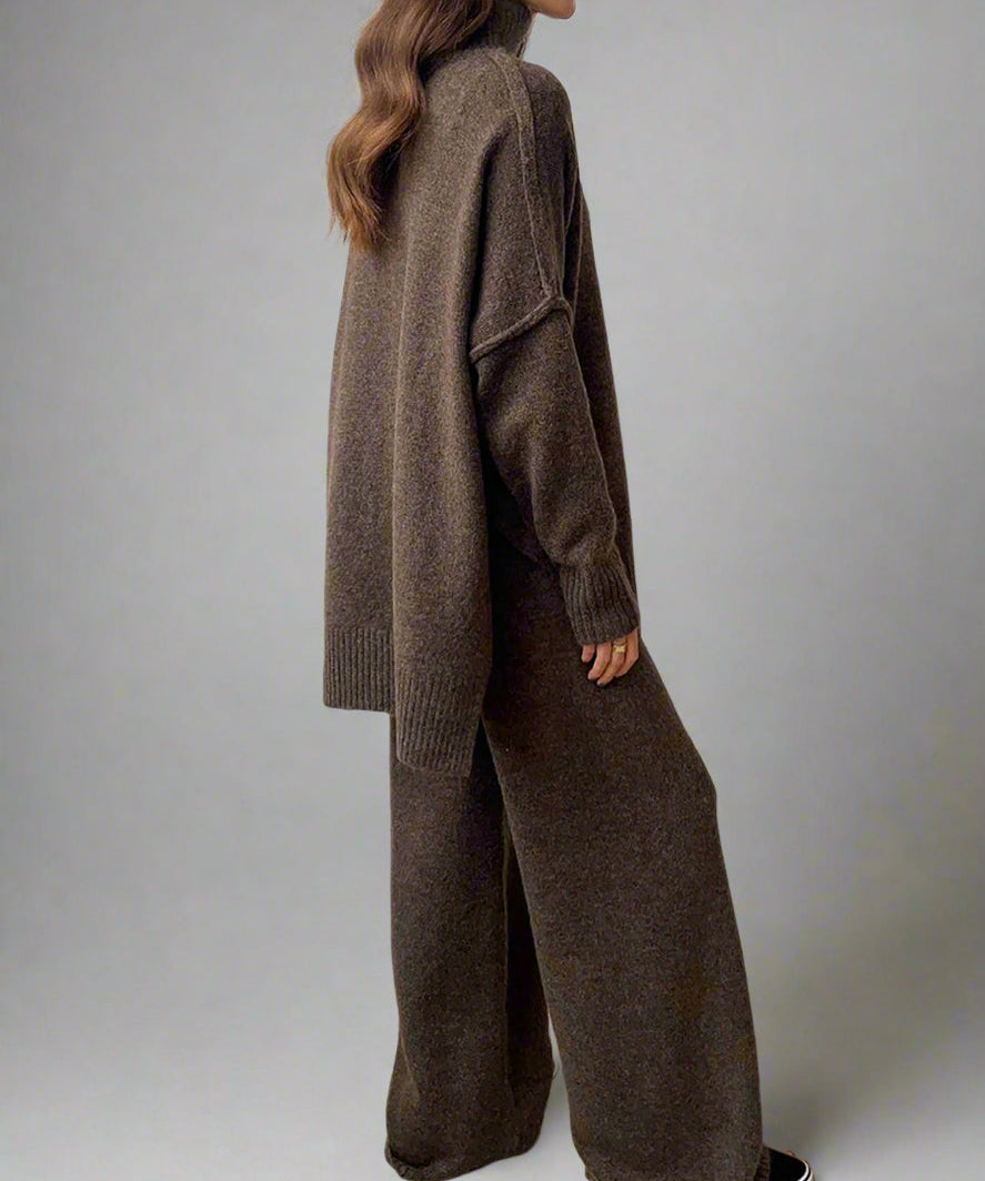Soft Knit Turtleneck Lounge Set