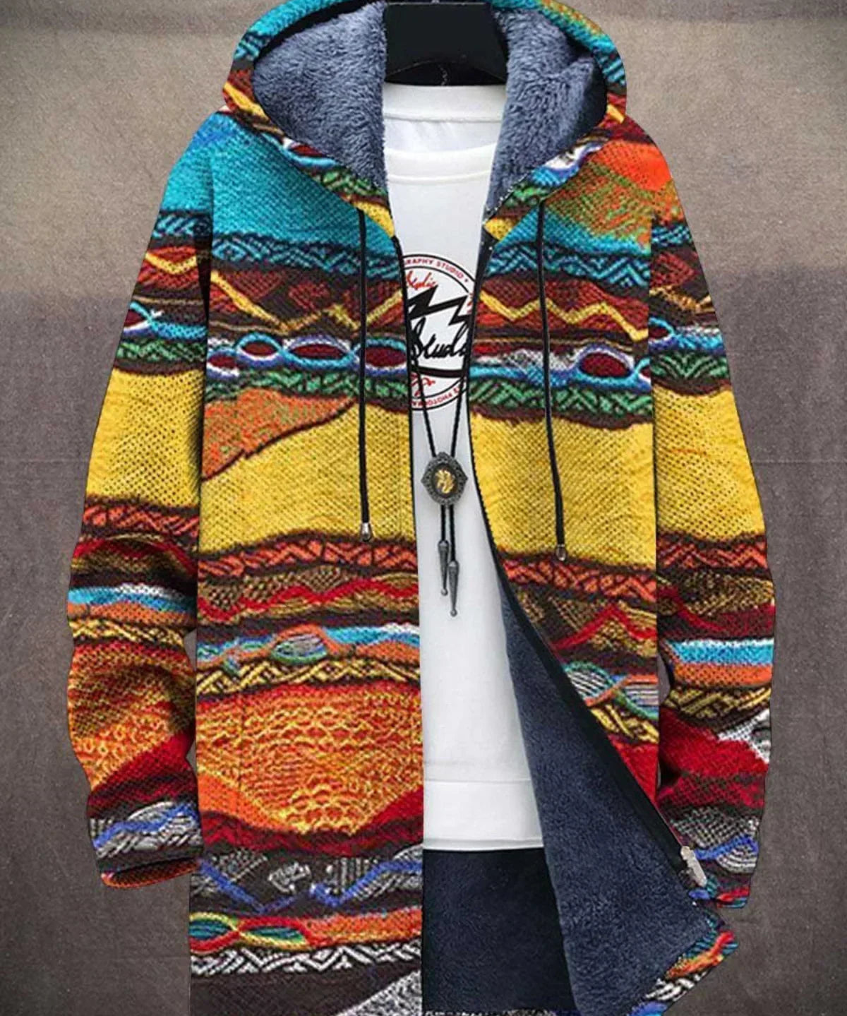 Pola - Art-Inspired Luxury Cardigan