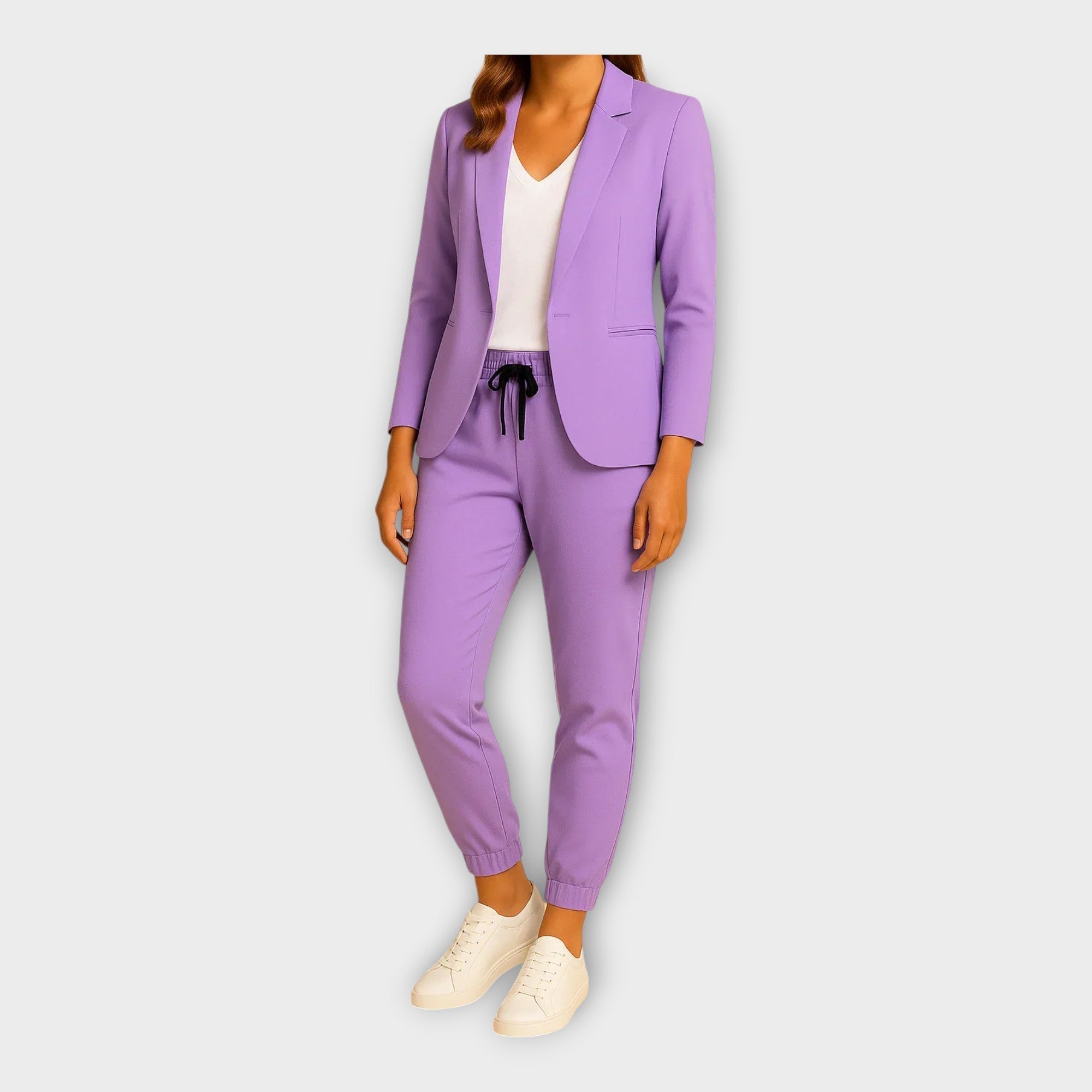 Nikol - Women's Suit with Blazer and Jogger Trousers
