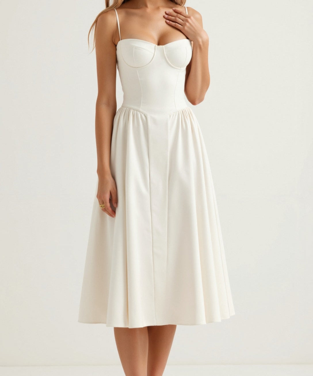 Clara Floral Print Midi Dress