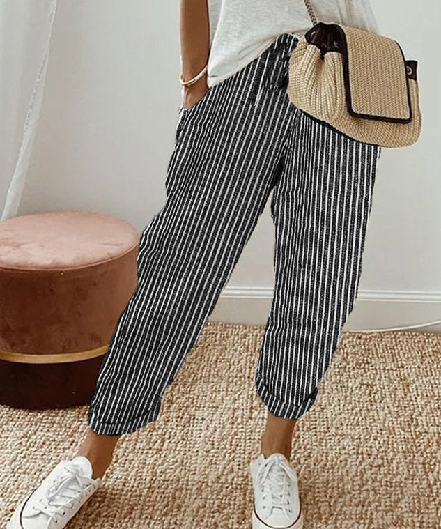 Lightweight Anti-Sweat Linen Trousers