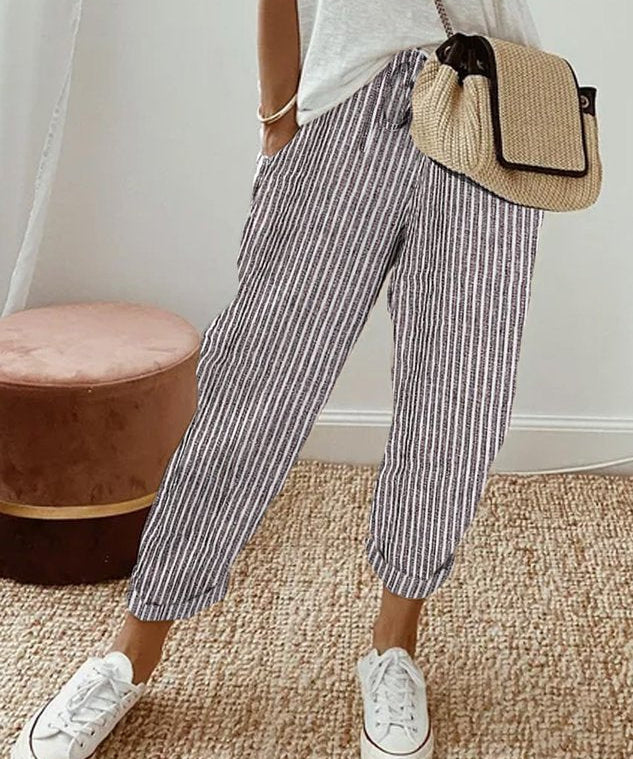 Lightweight Anti-Sweat Linen Trousers