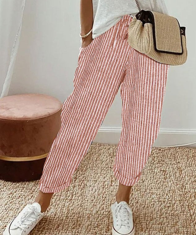 Lightweight Anti-Sweat Linen Trousers