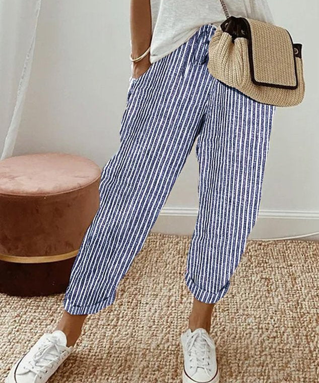 Lightweight Anti-Sweat Linen Trousers