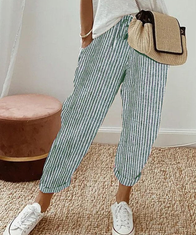 Lightweight Anti-Sweat Linen Trousers