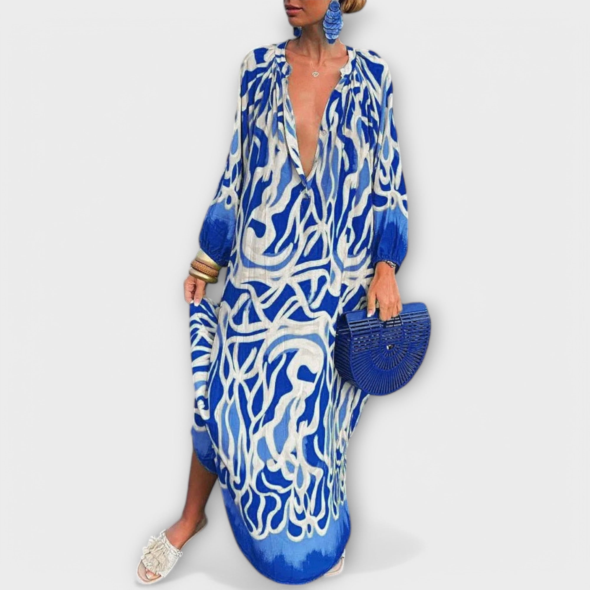 Alice - Bohemian Long Sleeve Maxi Dress