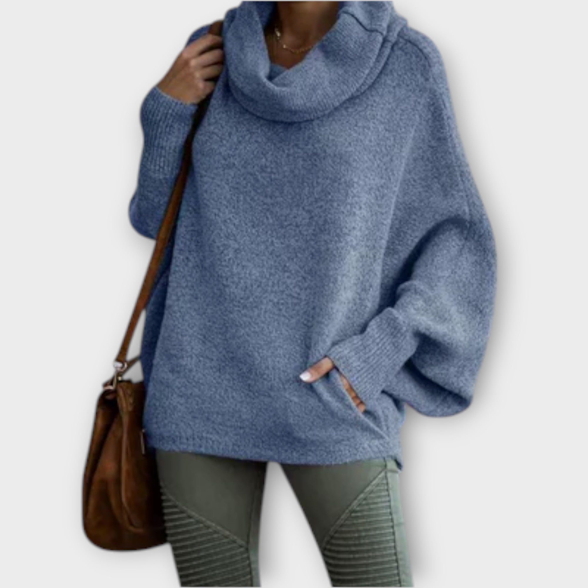 Ulrike - Elegant Women's Sweater in Tortoiseshell Design