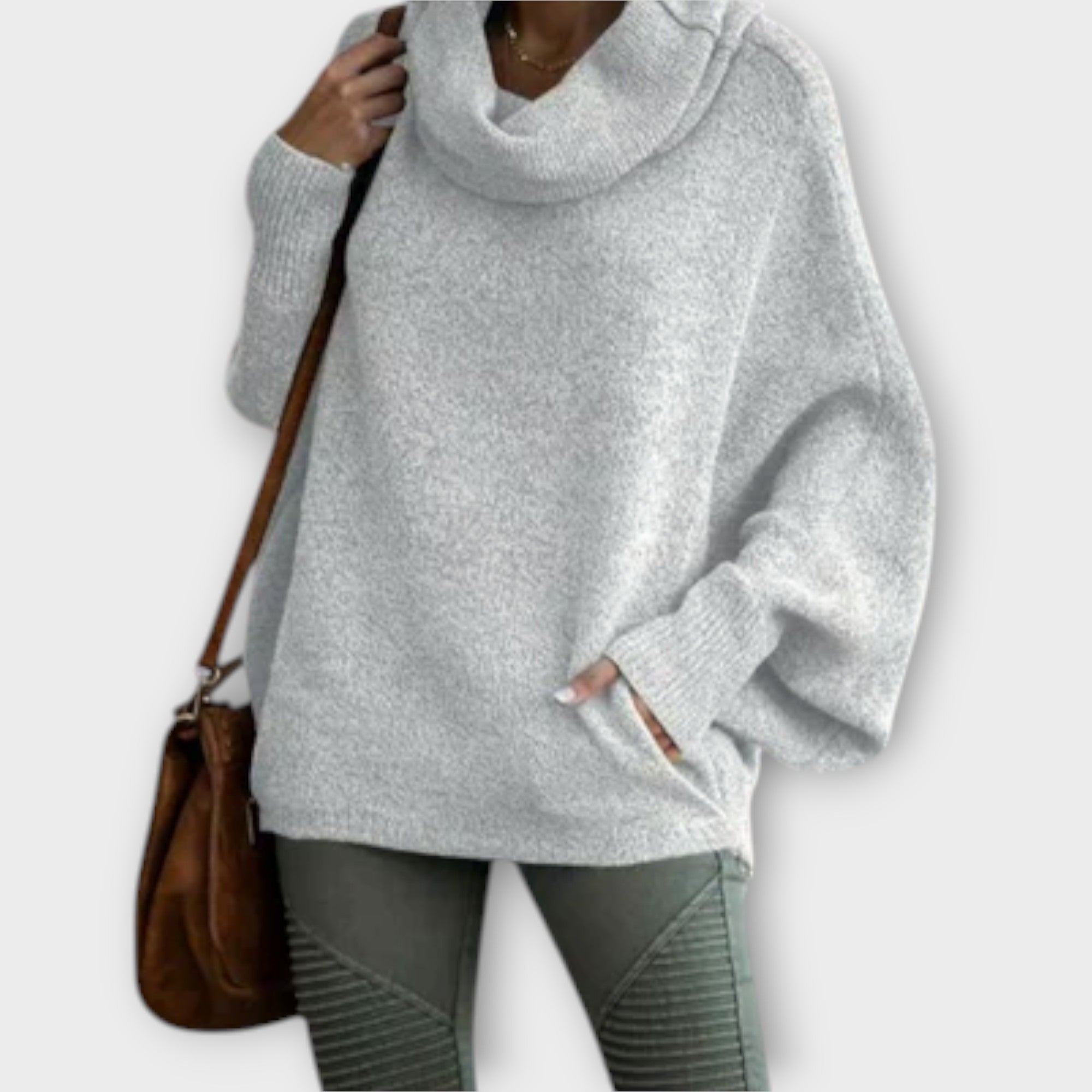 Ulrike - Elegant Women's Sweater in Tortoiseshell Design