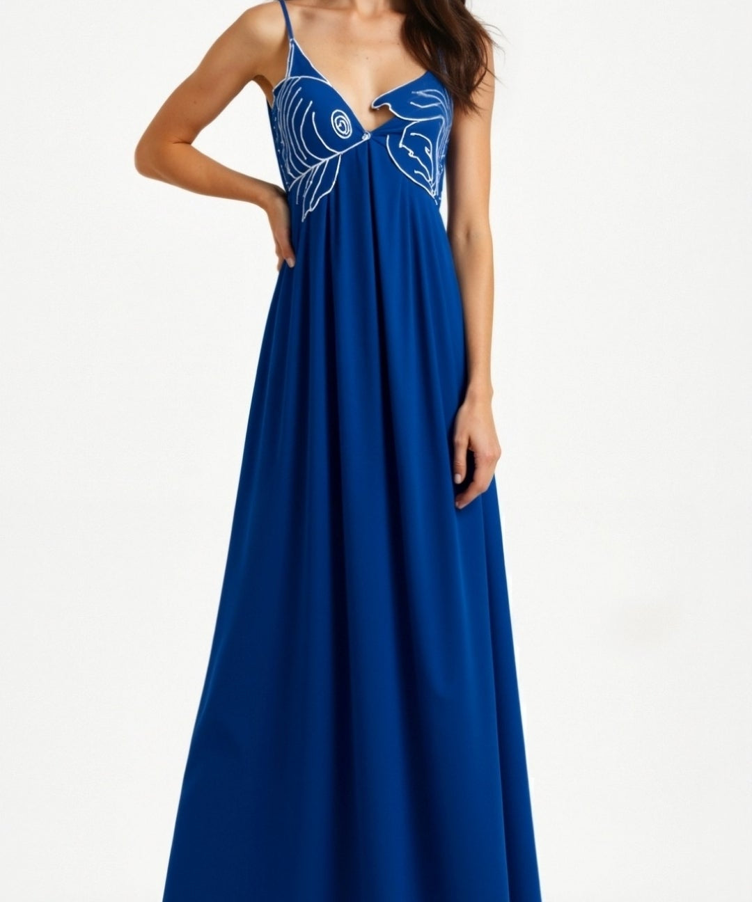 Sophia Embroidered Maxi Dress