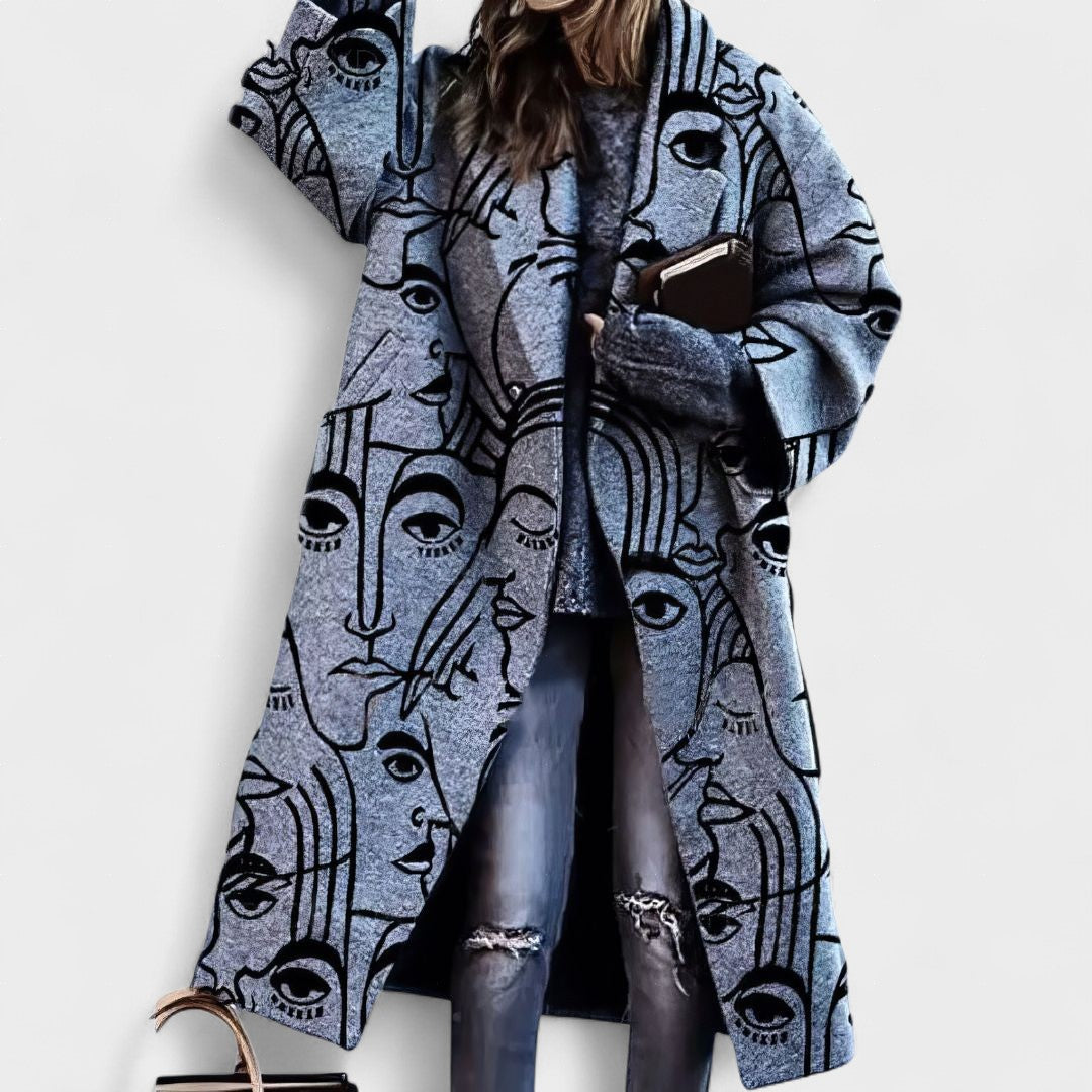 Flavia | Elegant Longline Coat