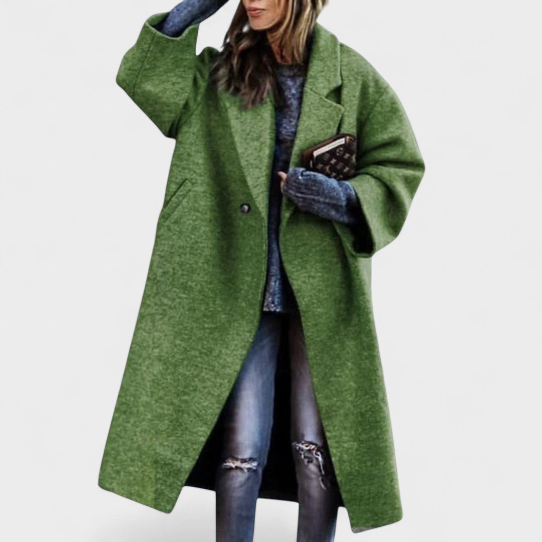 Flavia | Elegant Longline Coat