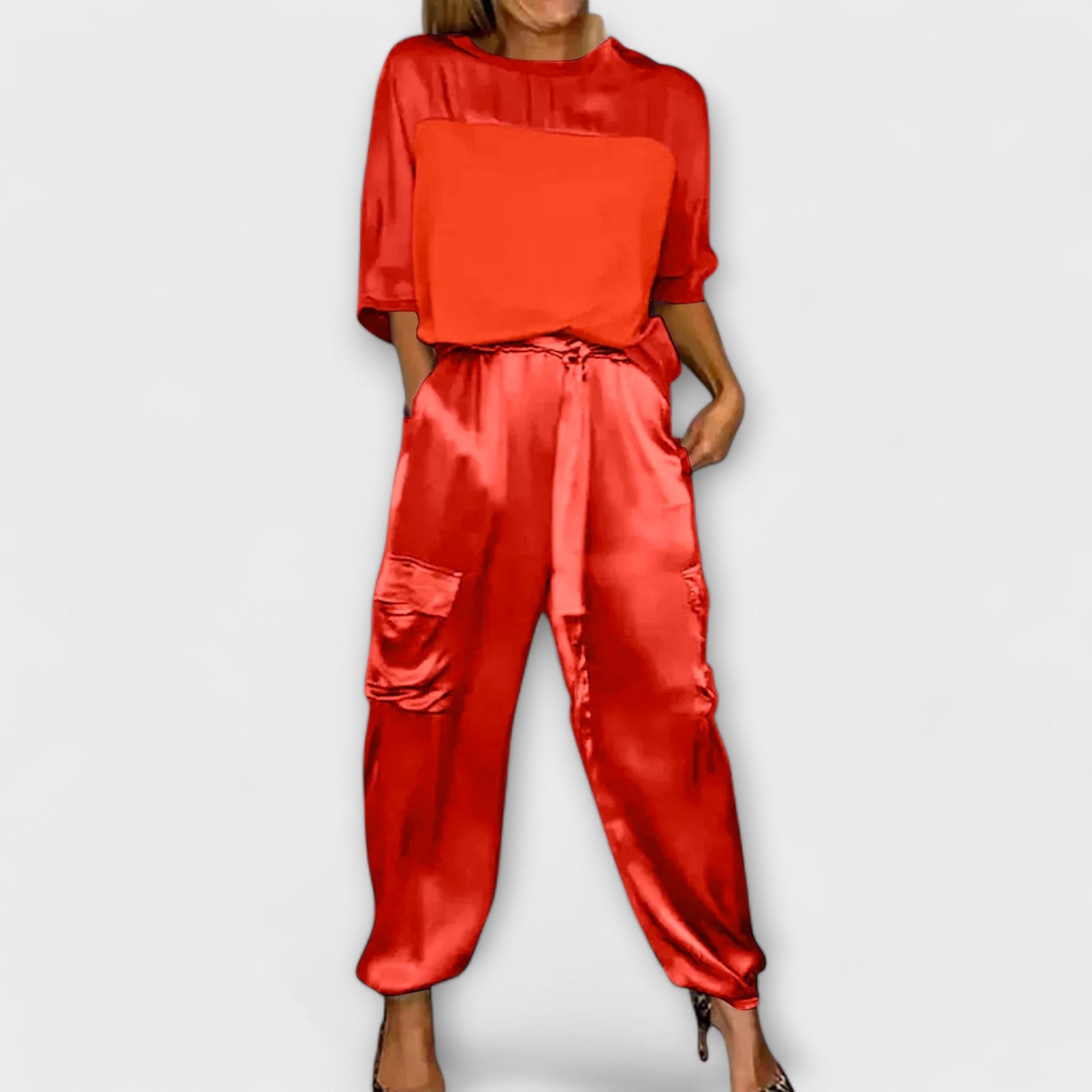 Daisy - Two-Piece Silk Set