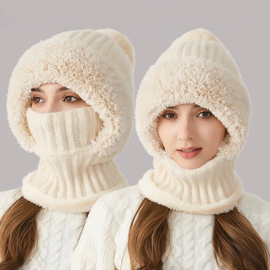 Amélie | Cozy Fluffy Hat with Pom-Pom