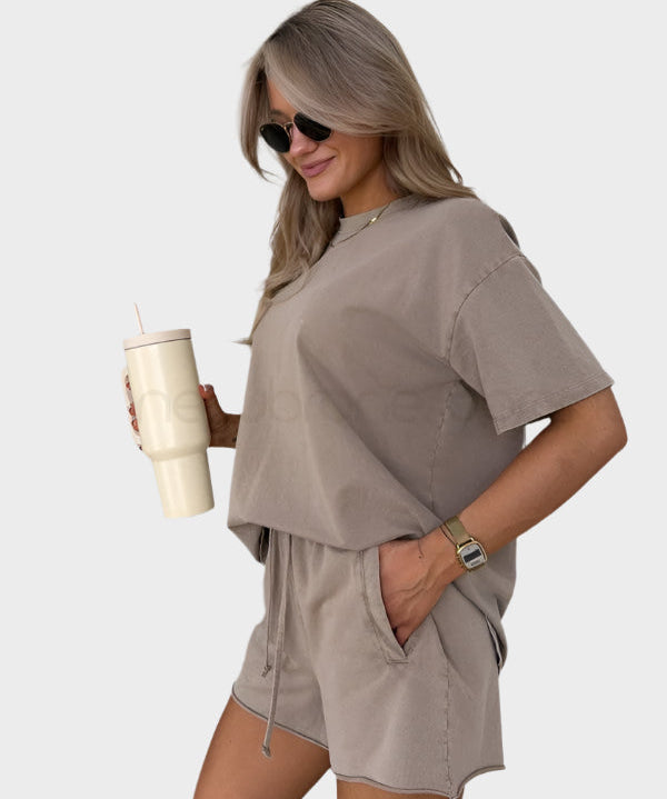 Casual T-shirt and Jogger Pants Set