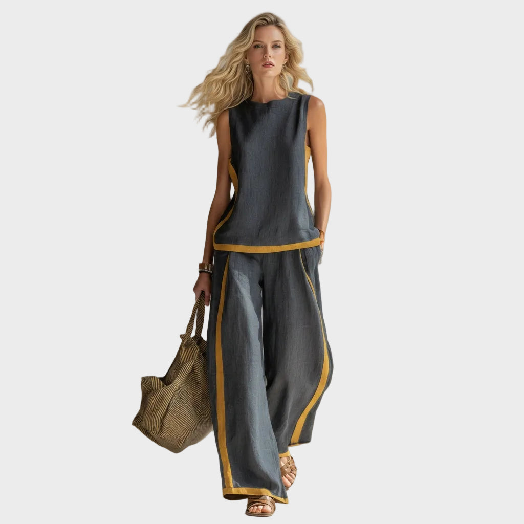 Teresa - Elegant Linen Clothing Set