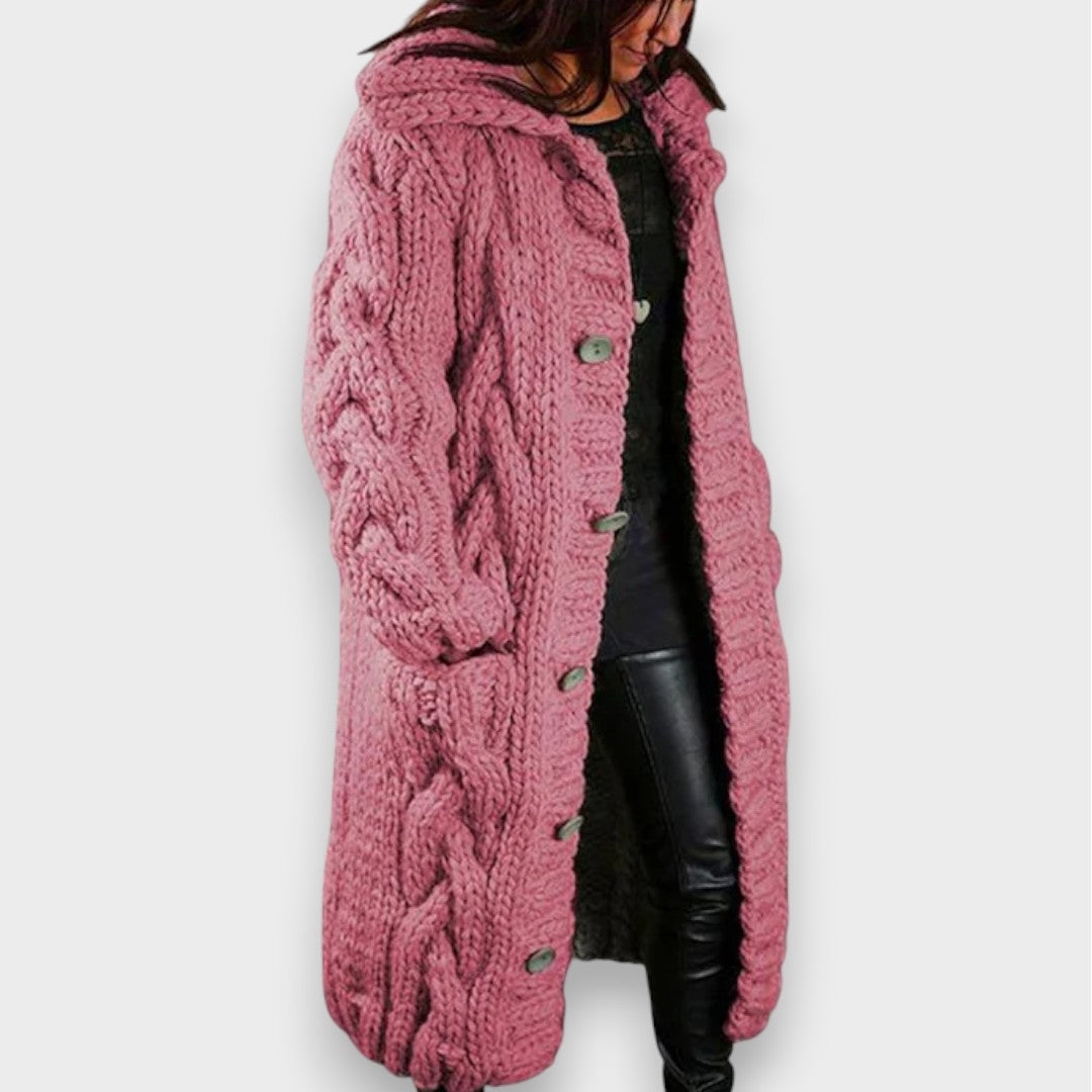 Camille | Elegant Comfortable Coat with Belly Coverage